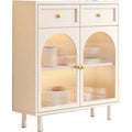 Sideboard aus Holzwerkstoff und Metall mit Glastueren