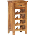 Sideboard mit Flaschenablagen und Holzoptik
