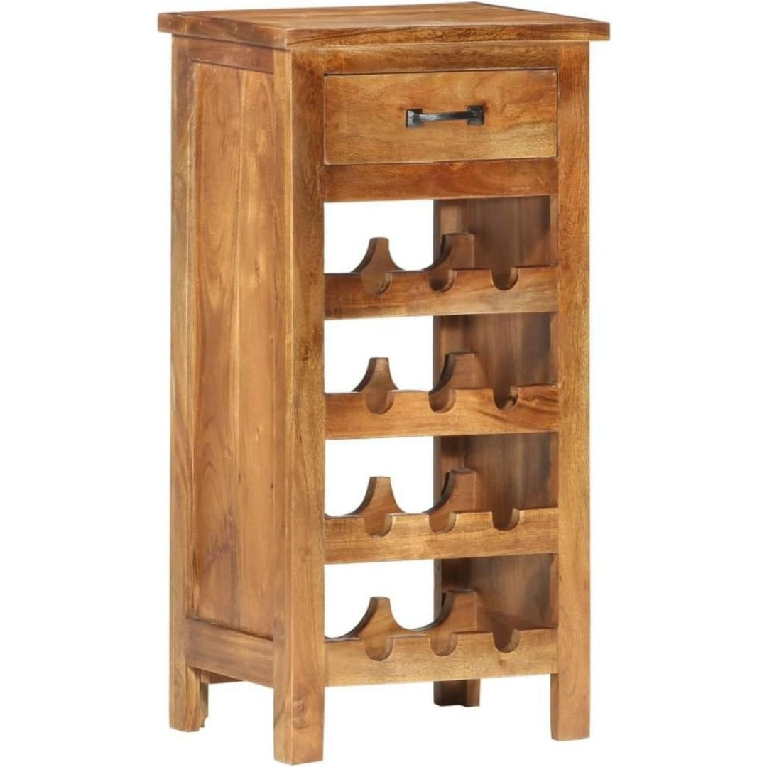 Sideboard mit Flaschenablagen und Holzoptik