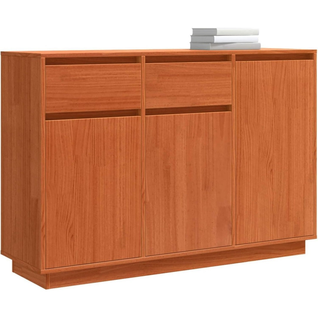 Sideboard mit den Massen 110 x 34 x 75 cm in Naturbraun