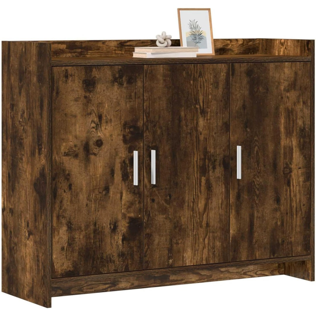 Sideboard mit den Massen 98.5 x 33 x 80 cm in Eichenbraun