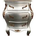 Sideboard in Silber mit 3 Schubladen