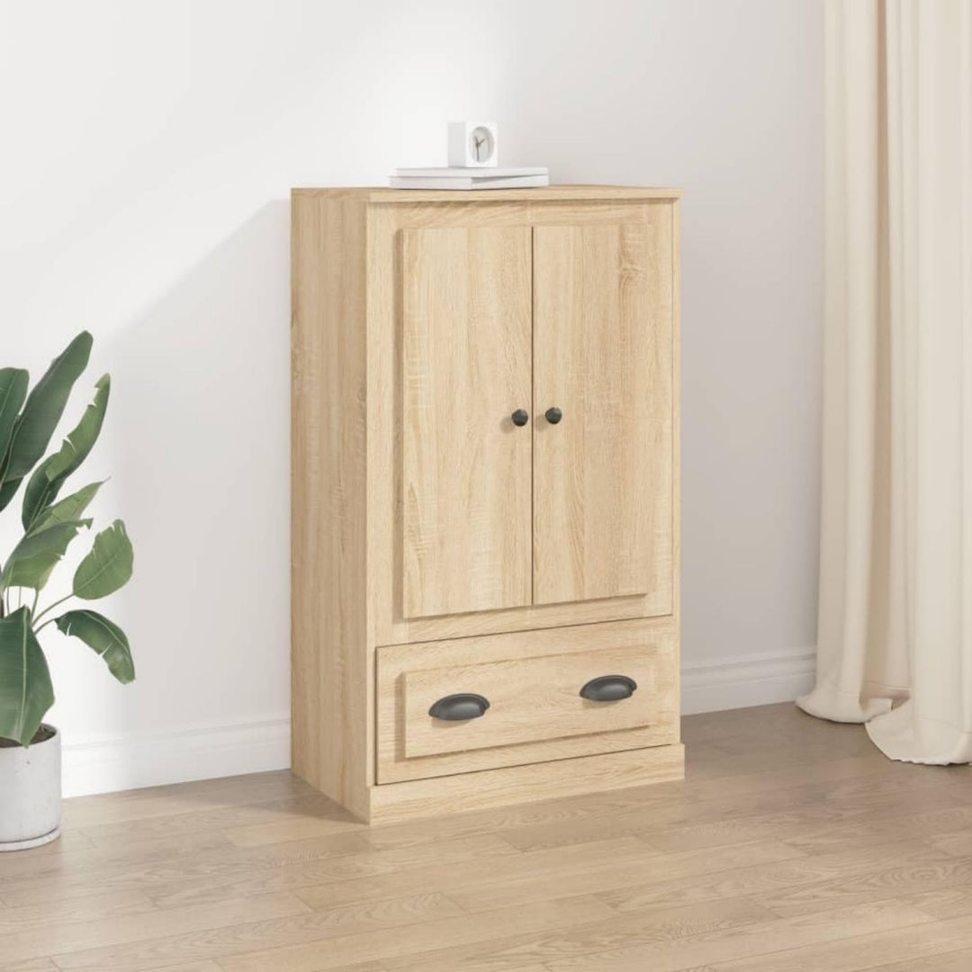 Der Hochschrank nimmt mit 60 x 35.5 x 103.5 cm Gestalt an