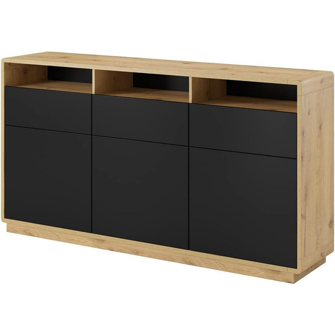 Sideboard mit Schubladen und grifflosen Fronten