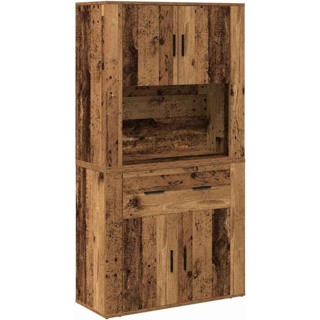 Das Sideboard nimmt mit 80 x 33 x 150 cm Gestalt an